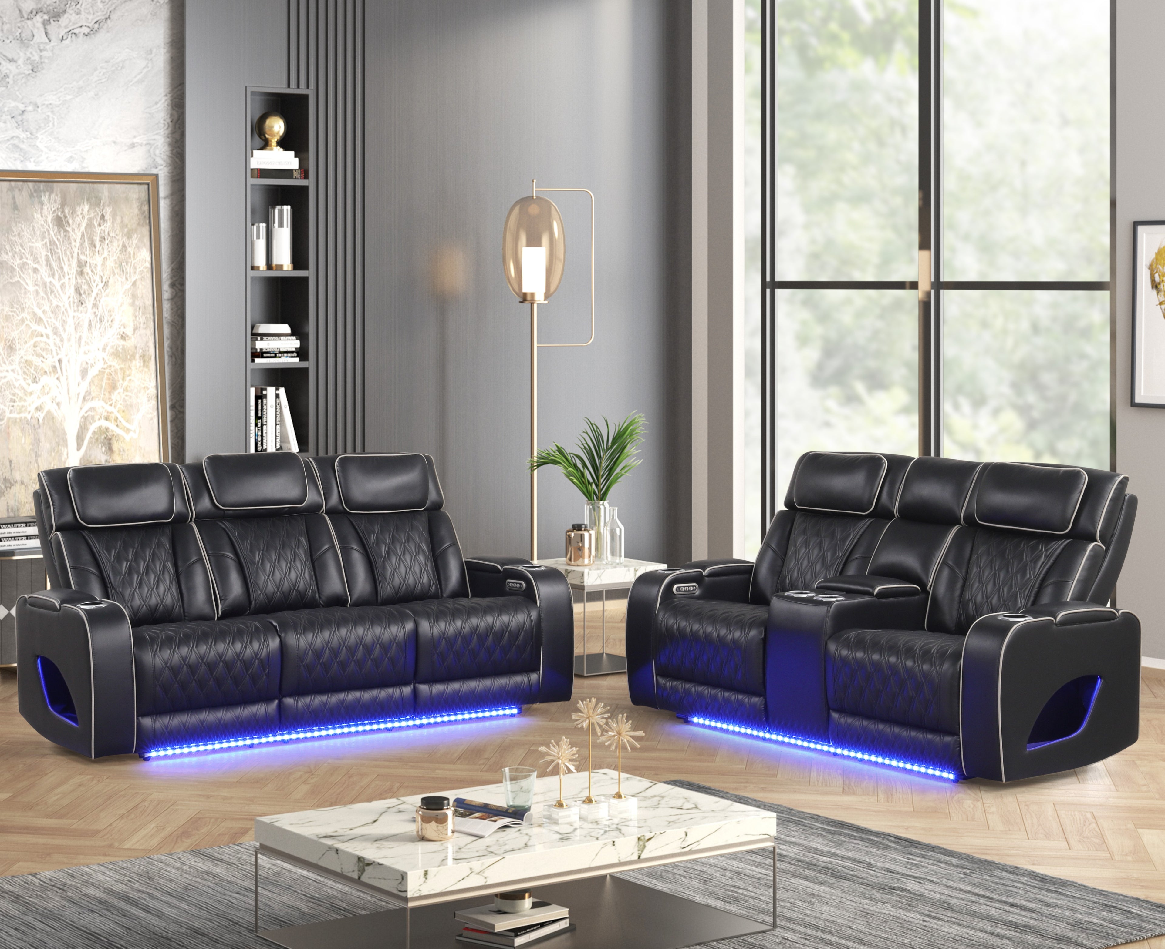 AURA 2 PC LIVING ROOM SET
